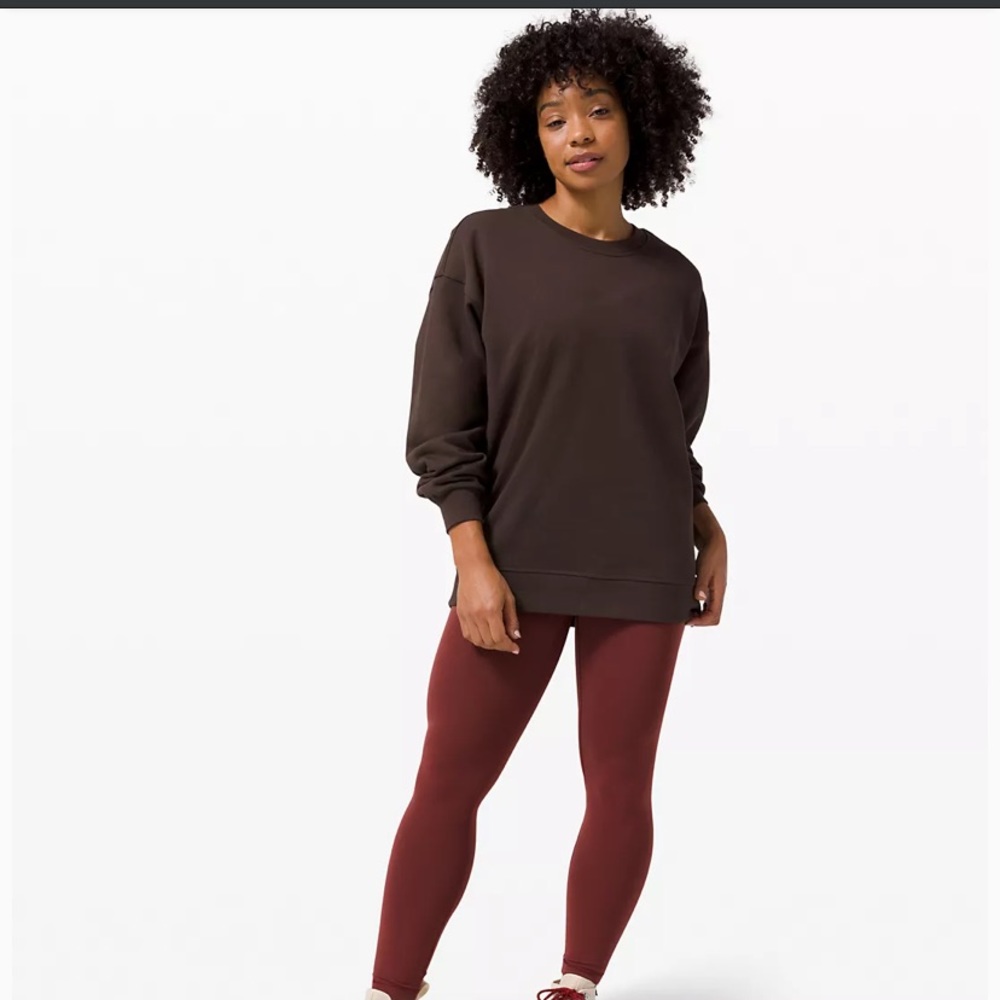 Lululemon Perfectly Oversized Crew * French Press - Picture 2 of 5